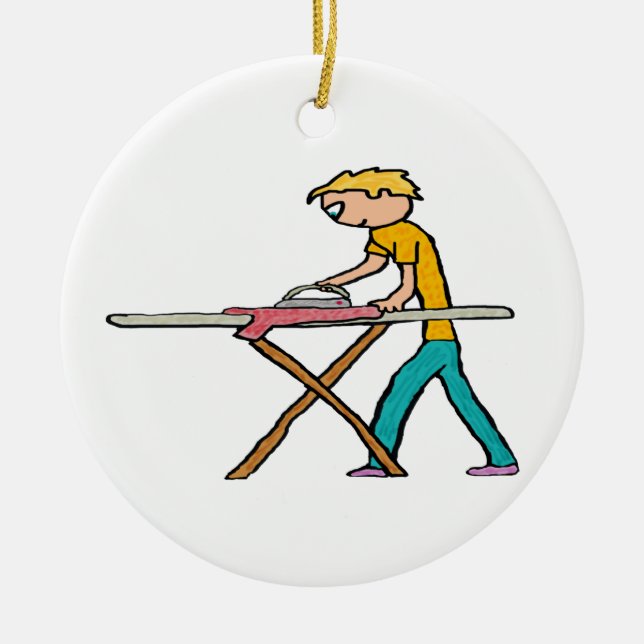 Ornamento De Cerâmica Ironagem (Frente)