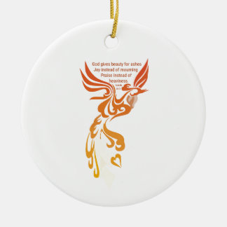 Ornamento De Cerâmica Isaiah 61 Ornament Cerâmico de Phoenix Oval