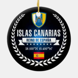 Ornamento De Cerâmica Islas Canarias