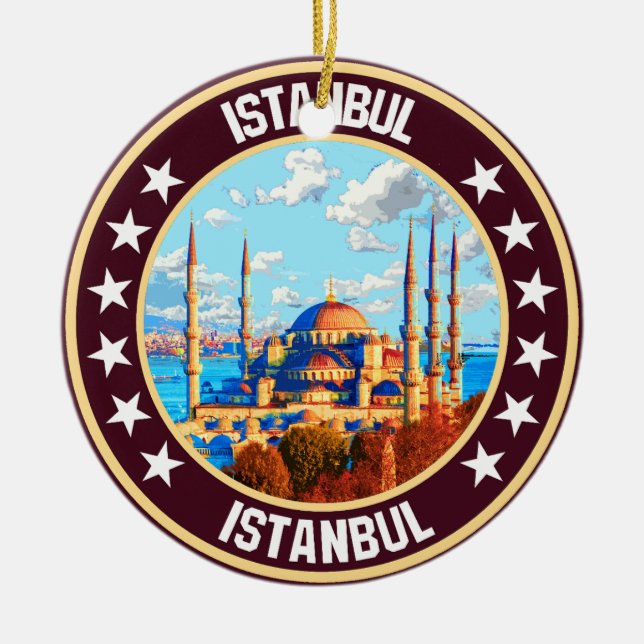Ornamento De Cerâmica Istambul (Frente)