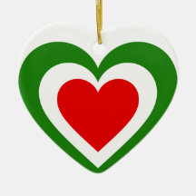 Itália Flag Heart