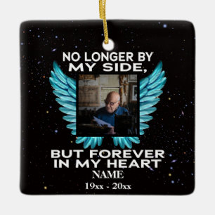 Ornamento De Cerâmica Já não é do meu lado, o memorial de fotos mant