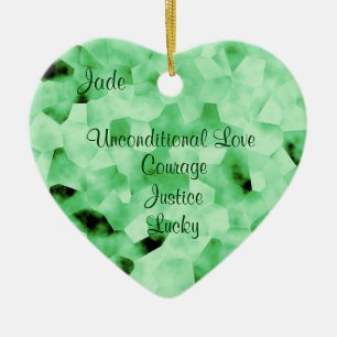 Ornamento De Cerâmica Jade