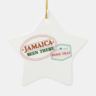 Ornamento De Cerâmica Jamaica feito lá isso