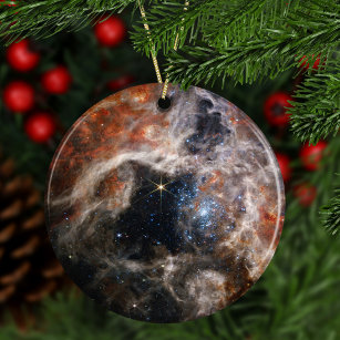 Ornamento De Cerâmica James Webb Tarantula Nebula Hi-Res 2022 Natal