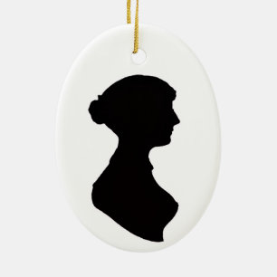 Ornamento De Cerâmica Jane Austen