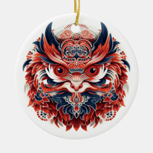 Ornamento De Cerâmica Japonês Tengu