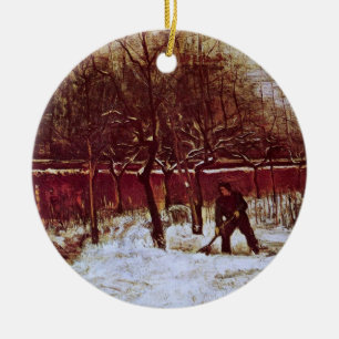 Ornamento De Cerâmica Jardim da Paróquia em Nuenen por Vincent van Gogh