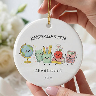 Ornamento De Cerâmica Jardim de Infância Personalizado
