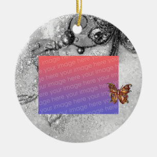 Ornamento De Cerâmica JARDIM do modelo branco da foto das SOMBRAS