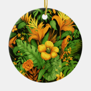 Ornamento De Cerâmica Jardim Floral Flor Planta Verde Natureza
