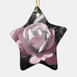 Ornamento De Cerâmica Jardim Rosa Rosa Rosa Rosa Rosa Rosa