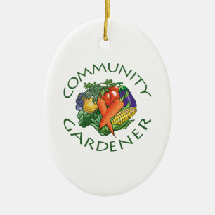 Ornamento De Cerâmica Jardinagem Comunitária