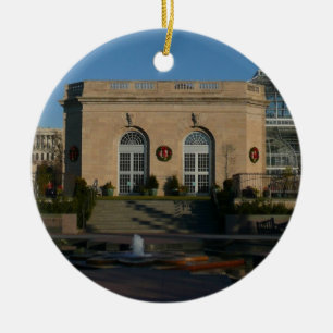 Ornamento De Cerâmica Jardins Botânicos no Natal em Washington DC