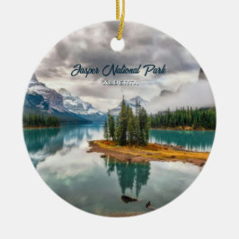 Ornamento De Cerâmica Jasper National Park Banff Canadá Souvenir