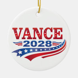 Ornamento De Cerâmica JD Vance Presidente 2028