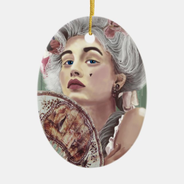 Ornamento De Cerâmica Je Ne Lamentou Ornament Rien (Frente)