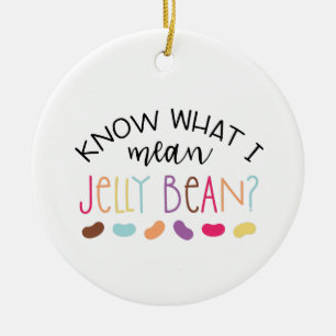 Ornamento De Cerâmica Jelly Bean