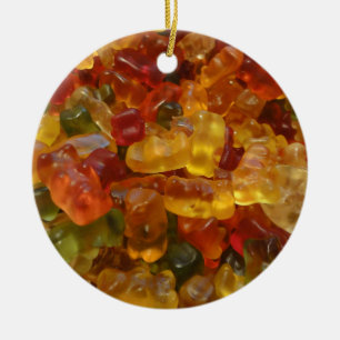 Ornamento De Cerâmica Jelly Sweets