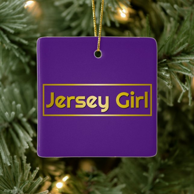 Ornamento De Cerâmica Jersey Girl Mini (Árvore)