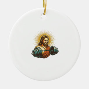 Ornamento De Cerâmica Jesus Acidentalmente Adicionando Muito Peso Falha