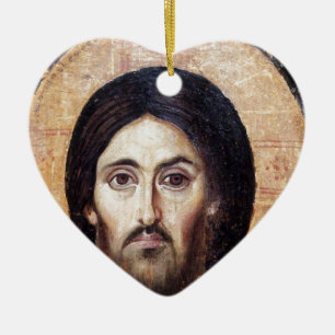 Ornamento De Cerâmica Jesus Cristo