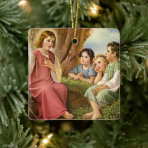 Ornamento De Cerâmica Jesus Cristo Ensinando Crianças, Religião Antiga