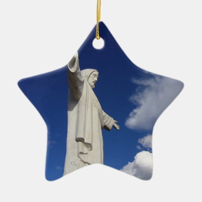 Ornamento De Cerâmica jesuses (Frente)