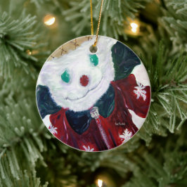 Ornamento De Cerâmica Jingle Bear