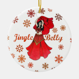 Ornamento De Cerâmica Jingle Belly Dancer Christmas