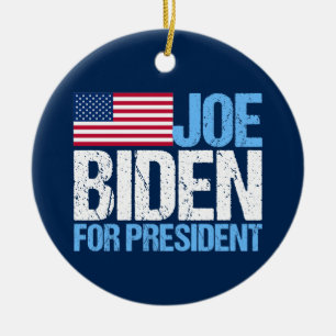 Ornamento De Cerâmica Joe Biden para Presidente