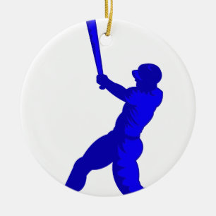 Ornamento De Cerâmica Jogador azul