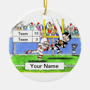 Ornamento De Cerâmica Jogador de futebol - Masculino