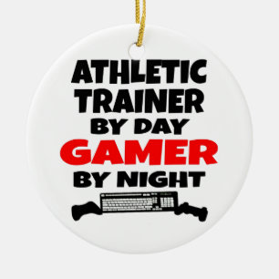 Ornamento De Cerâmica Jogador de Treinador Athletic