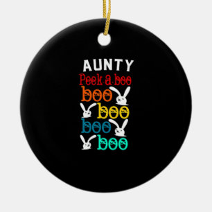 Ornamento De Cerâmica Jogo Da Tia Bunny Para Crianças Novamente Adultos