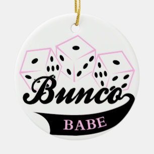 Ornamento De Cerâmica Jogo de Dados Bunco
