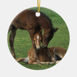 Ornamento De Cerâmica Jogo dos potros de Morgan