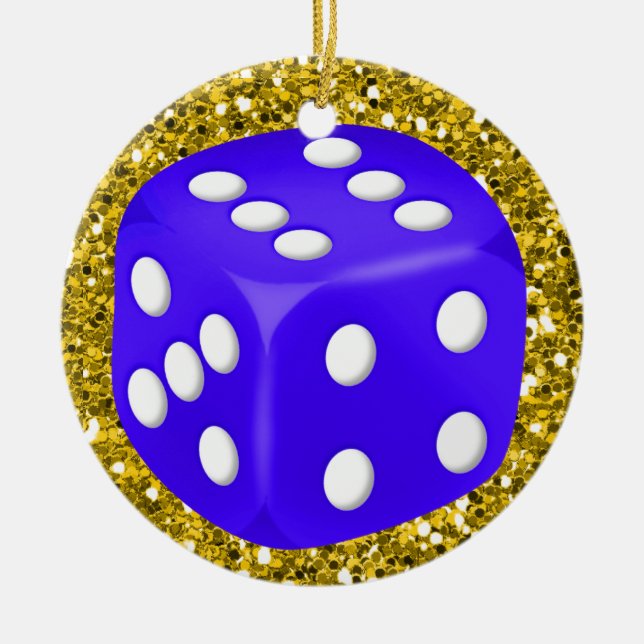 Ornamento De Cerâmica Jogo - Vegas (Frente)