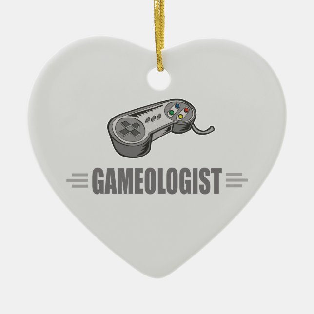 Ornamento De Cerâmica Jogos incríveis (Frente)