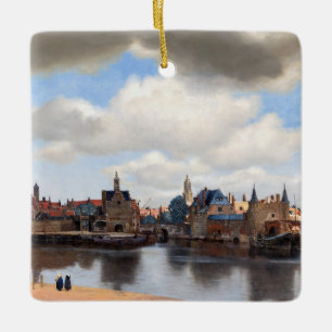 Ornamento De Cerâmica Johannes Vermeer - Visão de Delft