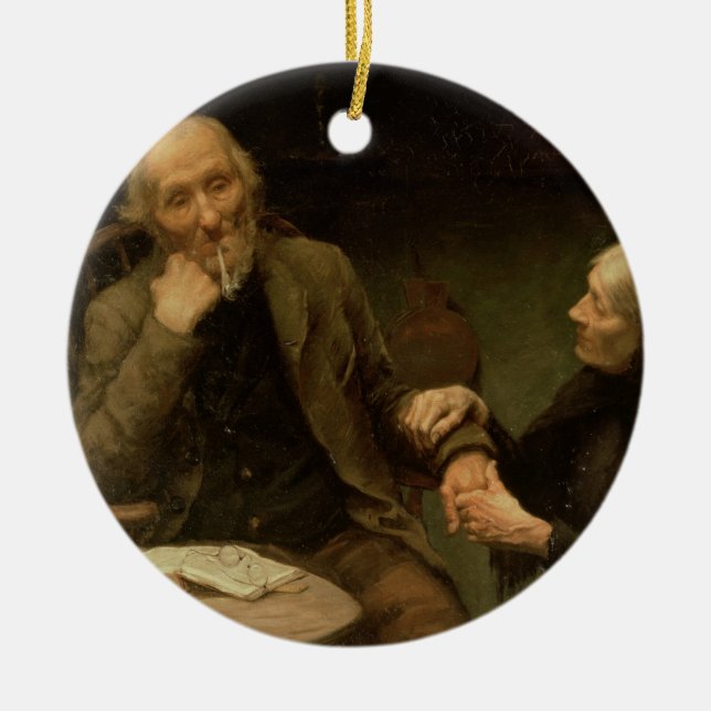 Ornamento De Cerâmica John Anderson, meu Jo, 1894 (óleo em canvas) (Frente)