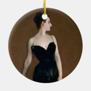 Ornamento De Cerâmica John Singer Sargent Madame X Retrato Clássico