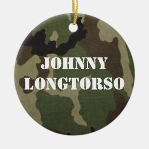 Ornamento De Cerâmica Johnny Longtorso