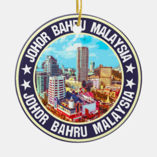 Ornamento De Cerâmica Johor Bahru