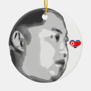 Ornamento De Cerâmica Jong-Un de Kim