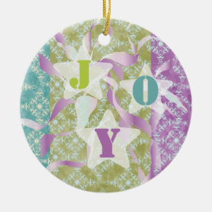 Ornamento De Cerâmica JOY Holiday Keepsasasasasasakornament