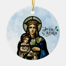 Joy To The World Cerâmica Ornament