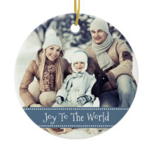 JOY To The World Custom Keepake Photo Christmas
