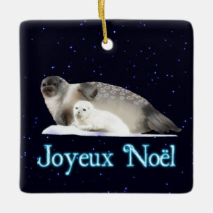 Ornamento De Cerâmica Joyeux Noё l - Selo com Toque