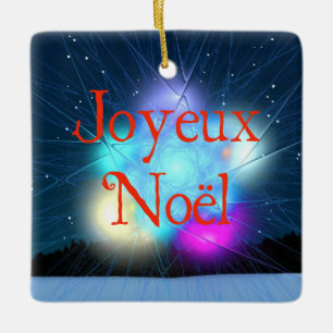 Ornamento De Cerâmica Joyeux Noel - Jack Frost